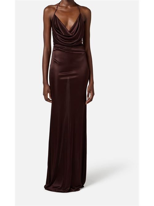 Red Carpet jersey dress with open back ELISABETTA FRANCHI | ABR0652E2.644